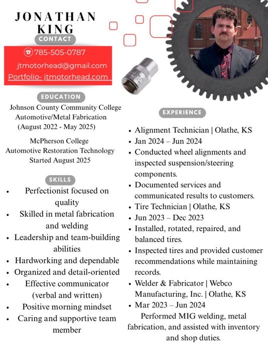 Jonathan King resume